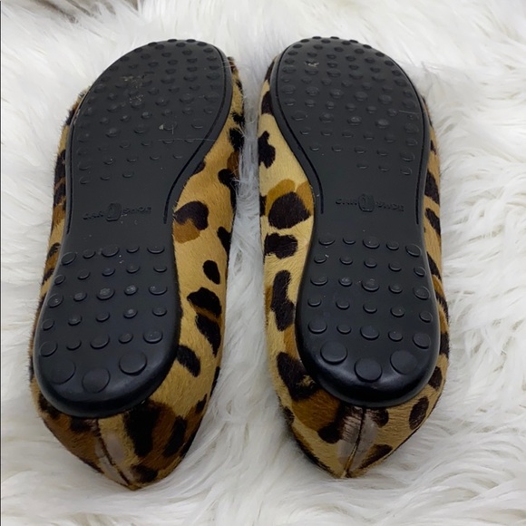 {THE ORIGINAL CAR SHOES} Leopard and Black flats - Picture 4 of 8